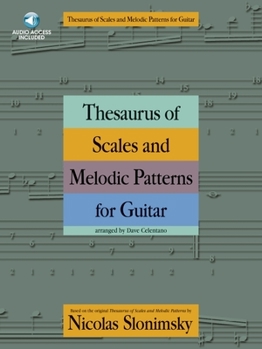 Paperback Thesaurus of Scales and Melodic Patterns for Guitar | Advanced Guitar Improvisation Method Book | Jazz Rock Fusion Scale Studies with Fretboard Diagrams | Music Theory Sheet Music for Guitarists Book