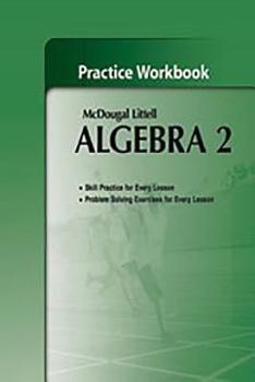 Paperback Holt McDougal Larson Algebra 2: Practice Workbook Book