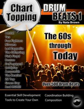 Paperback Chart-Topping Drum Beats: The 60s Through Today Book