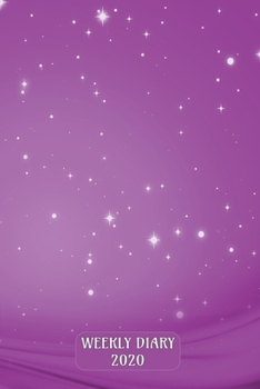 Weekly Diary 2020: Week to a page planner with added extras in the Diary for Student/Teacher/Home/Business - Snow Time Purple Cover
