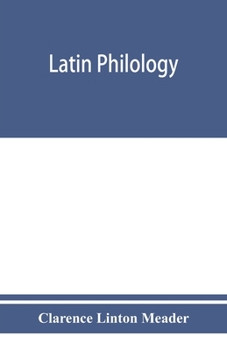 Paperback Latin philology Book