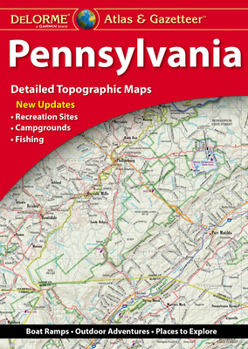 Paperback Delorme Atlas & Gazetteer: Pennsylvania Book