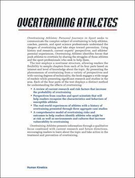 Paperback Overtraining Athletes: Personal Journeys in Sport Book