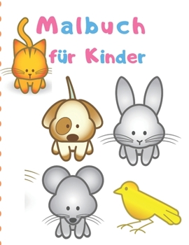 Paperback Malbuch für Kinder: Einfaches Malbuch für Kinder [German] Book