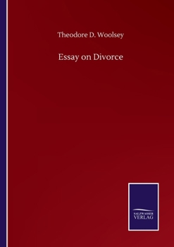 Paperback Essay on Divorce Book
