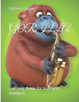 Paperback Gorilla: Coloring Book for kids and toddlers Book