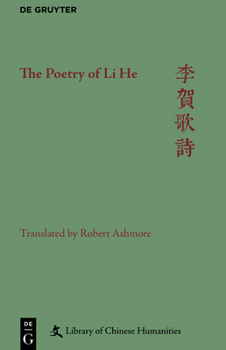 Hardcover The Poetry of Li He Book