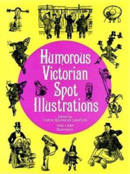 Paperback Humorous Victorian Spot Illustrations Book