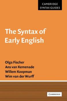 Paperback The Syntax of Early English Book