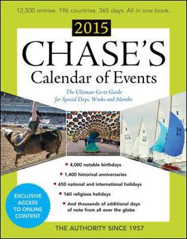 Paperback Chase's Calendar of Events Book