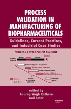 Hardcover Process Validation in Manufacturing of Biopharmaceuticals: Guidelines, Current Practices, and Industrial Case Studies Book