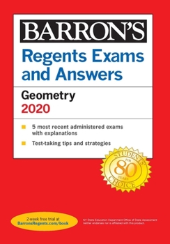 Paperback Regents Exams and Answers: Geometry 2020 Book