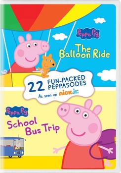 DVD Peppa Pig: School Bus Trip / The Balloon Ride Book