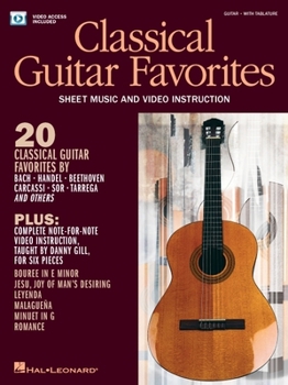 Sheet music Classical Guitar Favorites [With DVD] Book