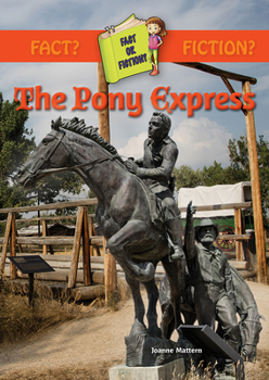 Hardcover The Pony Express Book