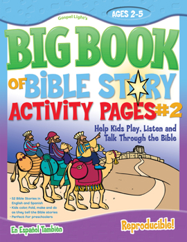 Paperback The Big Book of Bible Story Activity Pages #2 [With CDROM] Book