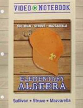 Paperback Video Notebook for Elementary Algebra Book