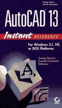 Paperback AutoCAD 13 Instant Reference Book