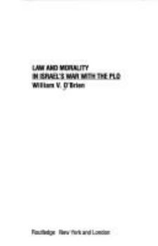 Paperback Law and Morality in Israel's War with the P.L.O. Book