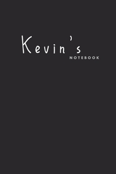 Paperback Kevin's notebook: Ideal notebook for men named Kevin Book