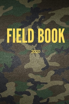 Field Camouflage Notebook - Lined Memo Book - Journal