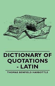 Paperback Dictionary of Quotations - Latin Book