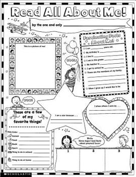 Paperback Instant Personal Poster Sets: Read All about Me: Big Write-And-Read Learning Posters Ready for Kids to Personalize and Display with Pride! Book