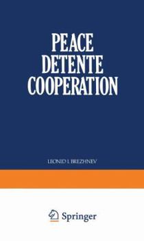 Paperback Peace Detente Cooperation Book