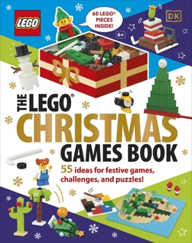 Hardcover The LEGO Christmas Games Book: 55 Festive Brainteasers, Games, Challenges, and Puzzles Book