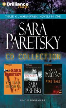 Audio CD Sara Paretsky CD Collection: Total Recall/Blacklist/Fire Sale Book