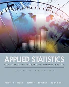 Paperback Applied Statistics for Public and Nonprofit Administration Book
