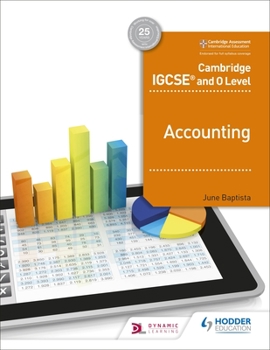 Paperback Cambridge IGCSE and O Level Accounting: Hodder Education Group Book