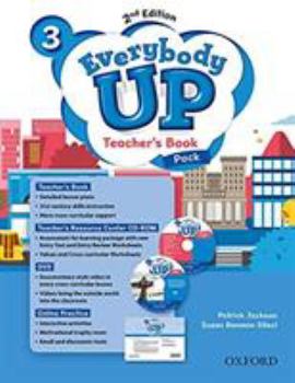 Paperback Everybody Up! 3. Teacher's Book W/DVD& Online Practice Pack 2nd Edition Book