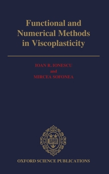 Hardcover Functional and Numerical Methods in Viscoplasticity Book