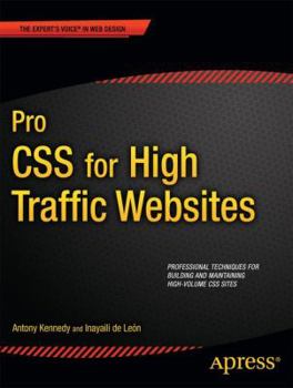 Paperback Pro CSS for High Traffic Websites Book
