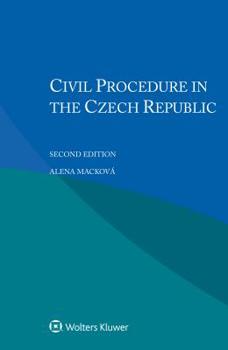 Paperback Civil Procedure in the Czech Republic Book