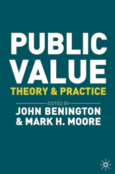 Paperback Public Value: Theory and Practice Book