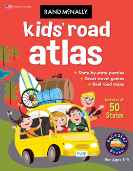 Mass Market Paperback Rand McNally Kids' Road Atlas Book