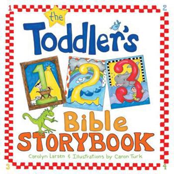 Hardcover The Toddler's 1-2-3 Bible Storybook Book