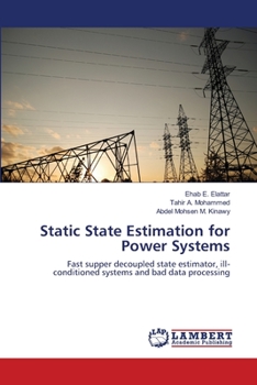 Paperback Static State Estimation for Power Systems Book
