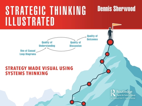 Hardcover Strategic Thinking Illustrated: Strategy Made Visual Using Systems Thinking Book