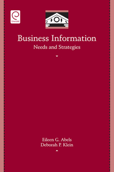 Hardcover Business Information Needs and Strategies Book