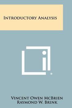 Paperback Introductory Analysis Book