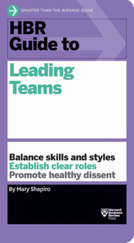 Paperback HBR Guide to Leading Teams Book