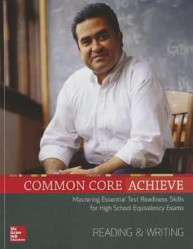 Paperback Common Core Achieve, Reading and Writing Subject Module Book