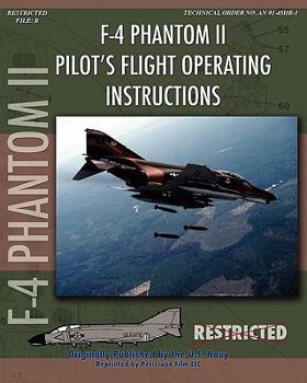 Paperback F-4 Phantom II Pilot's Flight Operating Manual Book