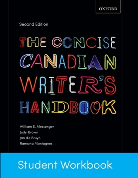 Paperback The Concise Canadian Writer's Handbook: Student Workbook Book