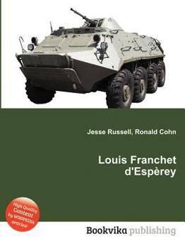 Paperback Louis Franchet d'Esperey Book