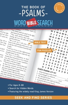 Paperback The Book of Psalms, Vol. 1: Bible Word Search (Seek and Find) Book