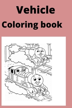 Paperback Vehicle Coloring book: Kids for Ages 4-8 Book